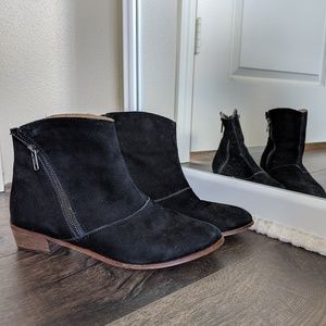 Suede booties